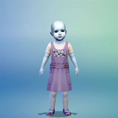 My new little alien toddler’s outfits, no cc : r/Sims4