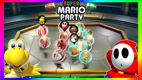 Super Mario Party Minigames Koopa Troopa Vs Goomba Vs Shy Guy Vs