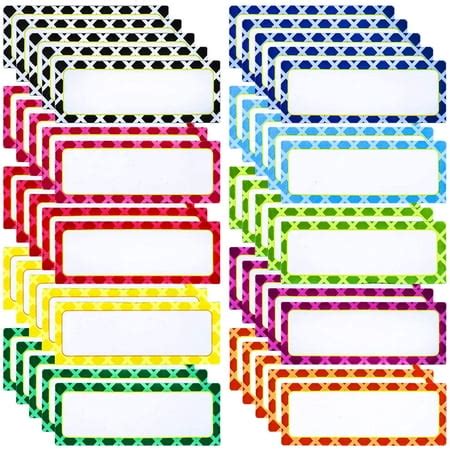 50 Pack Magnetic Dry Erase Labels Reusable Name Plates Writable ...