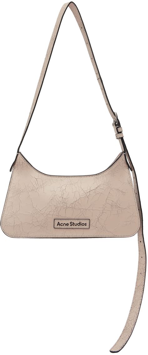 Acne Studios Mini sac à bandoulière Platt rose SSENSE France