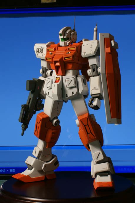 HGUC RGM 79 Powered GM Painted Build Big Size Images GUNJAP