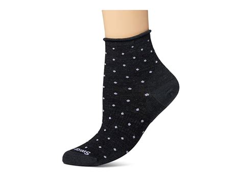 Smartwool Everyday Classic Dot Ankle Boot Socks Charcoal Women S No