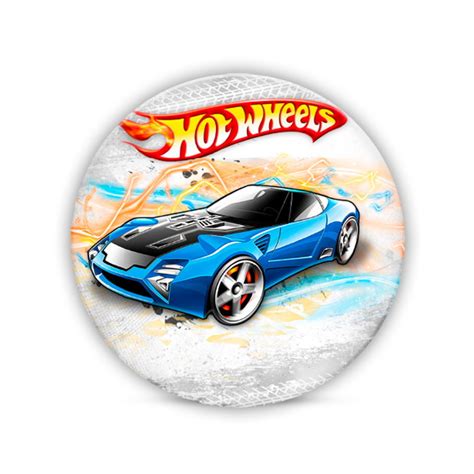 Painel Redondo Sublimado Hot Wheels Elo7 Produtos Especiais
