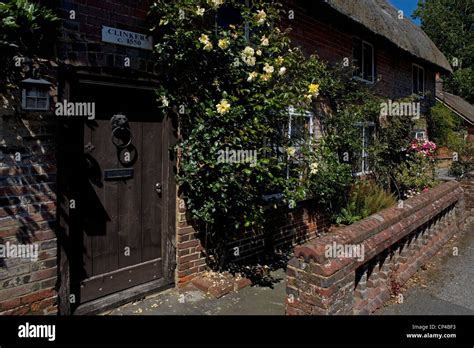 United Kingdom England Hampshire Chawton Entrance To Cottage Clinker