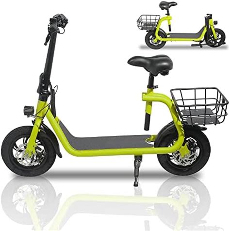 SEHOMY Electric Scooter Adults With Seat Portable Scooters For Adults