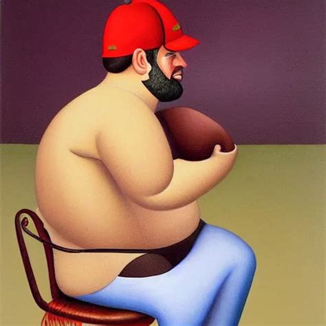 A Fernando Botero Painting Of Aaron Rodgers Stable Diffusion Openart