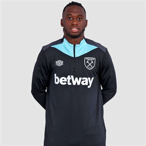 West Ham 2425 Adults Quarter Zip Top