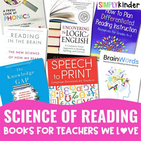 Science of Reading Books for Teachers - Simply Kinder