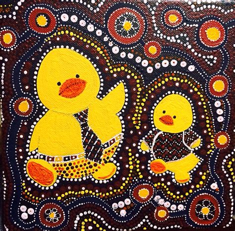 I Drew It Which My Sister Loves Stuffed Toys With Aboriginal Art