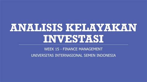 Analisis Kelayakan Investasi YouTube