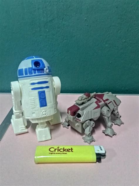 McDonald's toys Star Wars R2D2 and AT-TE, Hobbies & Toys, Toys & Games ...