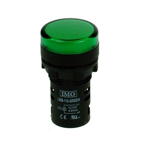 Indicador luminoso contínuo LMB 12 GREEN IMO Precision Controls