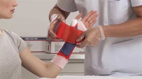 Delta Cast Soft Short Arm Cast Application Youtube