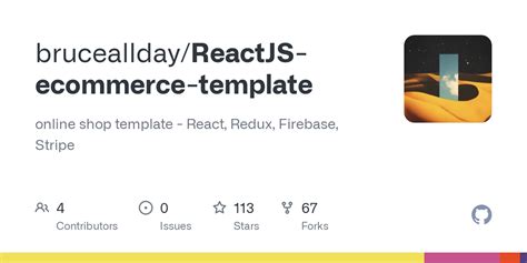 Github Bruceallday Reactjs Ecommerce Template Online Shop Template