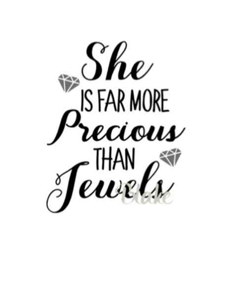 She Is Far More Precious Than Jewels Proverbs 31 Svg She Is Etsy Christian Shirts Christian