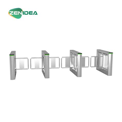 Outdoor Waist Height Turnstile Automatic Swing Barrier Gate Rfid System