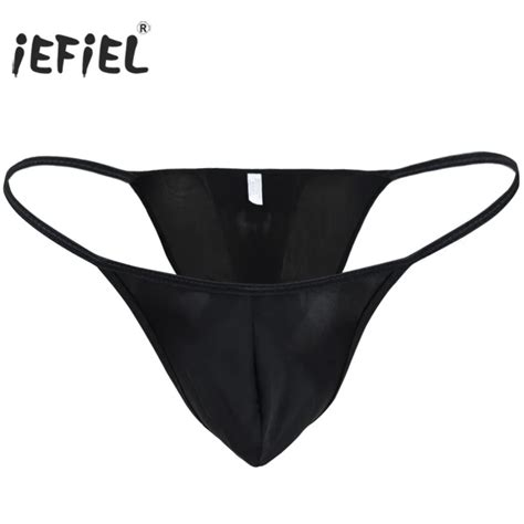 Iefiel Sexy Men Gay Thong Underwear Underpants Seamless Breathable Sexy