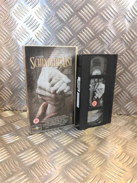 Schindler S List Steven Spielberg Vhs Video Universal Uk