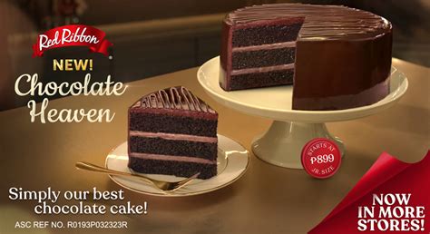 Get a taste of heaven with Red Ribbon's best chocolate cake yet - now available in more branches ...