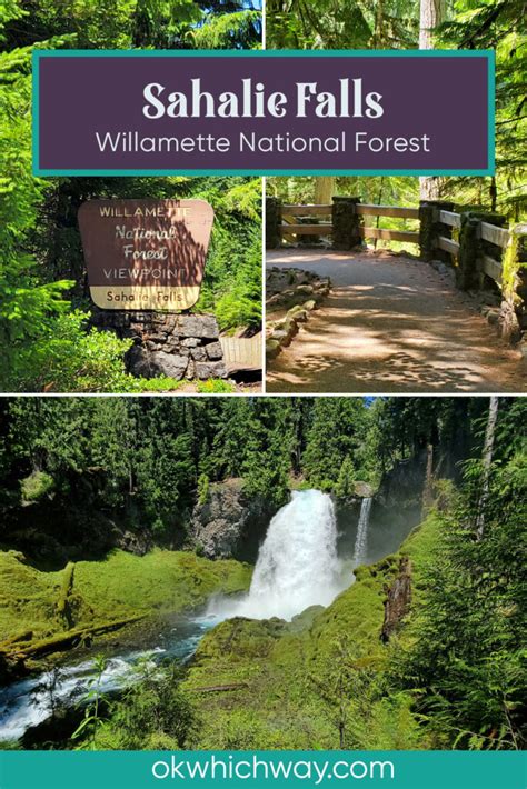 Visiting Sahalie Falls in Oregon