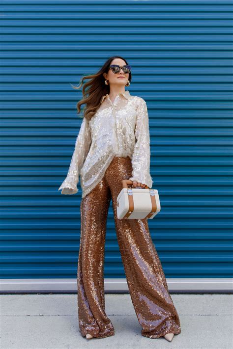 What Top To Wear With Sequin Pants