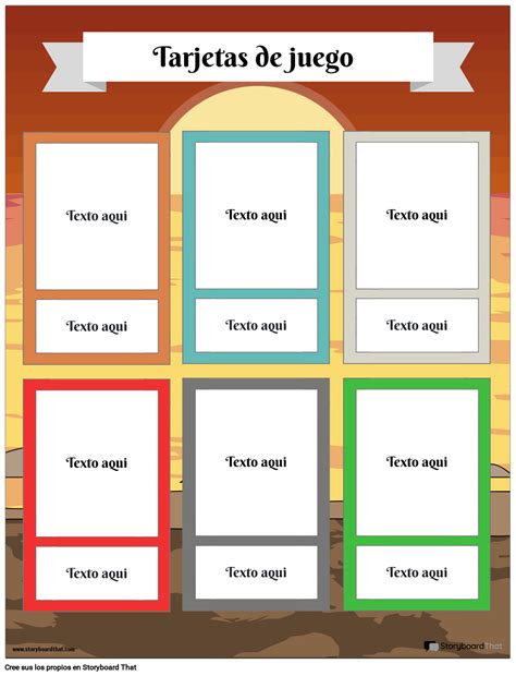 Tarjeta De Juego Storyboard Por Es Examples