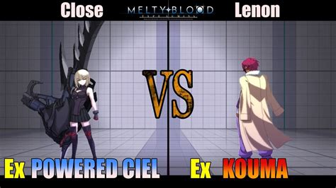 Ex Powered Ciel Vs Ex Koumamelty Blood Type Lumina