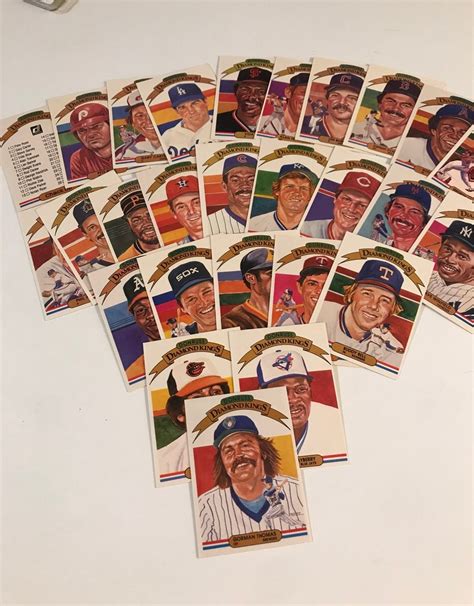 1982 Donruss Diamond Kings Complete Set Baseball Card Nolan Etsy