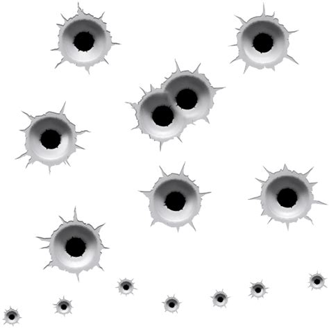 Bullet Royalty-free Stock photography - Vector bullet holes png ...