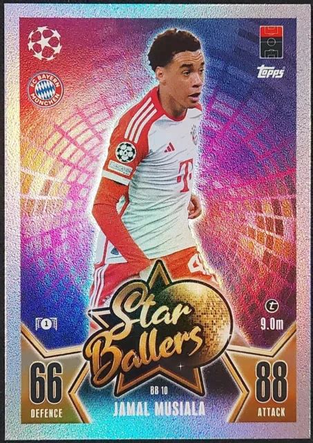 JAMAL MUSIALA STAR BALLER Match Attax 2023 24 BB10 Bayern EUR 3 40