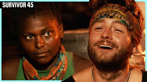 Katurah Tries To Light Up A Big Fire And Fails Survivor S45 Finale