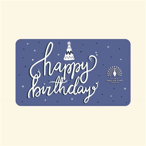 Happy Birthday Online Gift Card - The English Soap Company