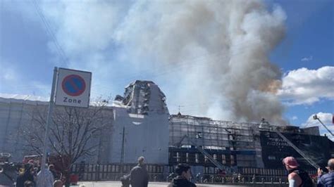 Ermittlungen nach Großbrand in Kopenhagens historischer Börse