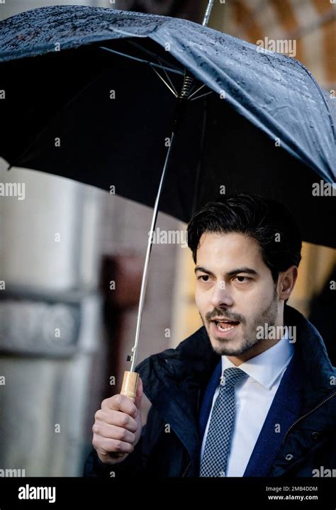 THE HAGUE - Rob Jetten, Minister for Climate and Energy, on arrival at the Binnenhof prior to ...