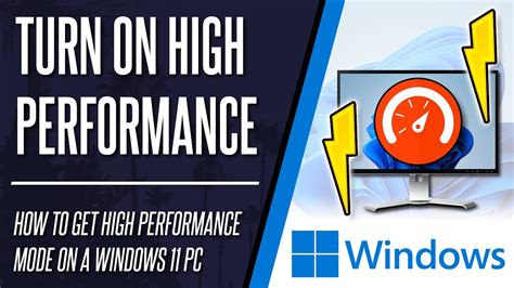 How To Turn On High Performance Power Mode Plan On Windows 11 YouTube