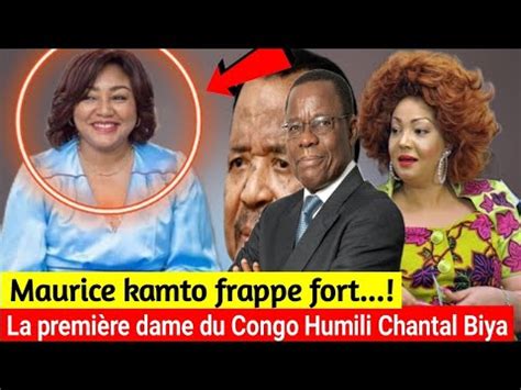 Grosse Humiliation De Chantal Biya Par La Premi Re Dame Du Congo