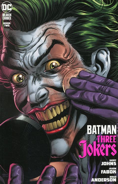 Batman Three Jokers Premium Variant F Jason Fabok Applying Makeup Cover