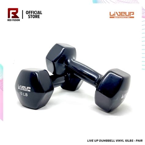 Glossy Dumbbell Vinyl Lbs Pair Shopee Philippines