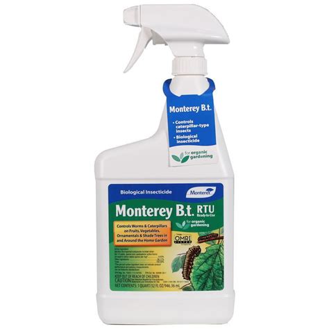 Monterey Bt Biological Insecticide Rtu