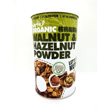 Earth Organic Walnut Hazelnut Powder G Shopee Malaysia