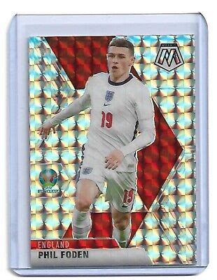 PHIL FODEN SP 2021 Mosaic Euro UEFA SILVER Prizm 102 England 5 70