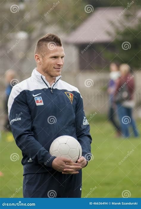 Marcin Robak Footballer Of Pogon Szczecin Poland Editorial Stock Image