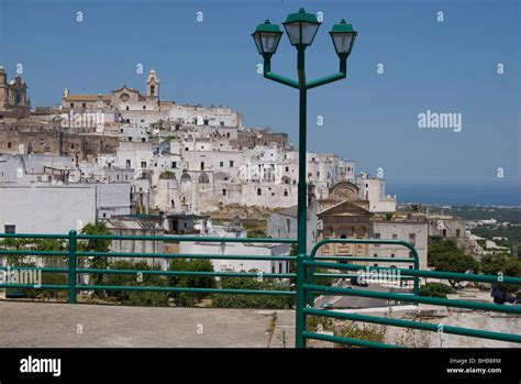 Ostuni Old Town, Puglia, Italy Stock Photo - Alamy