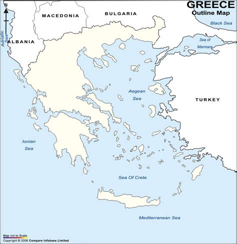 Outline Map Of Ancient Greece Printable Free Printable Maps Images