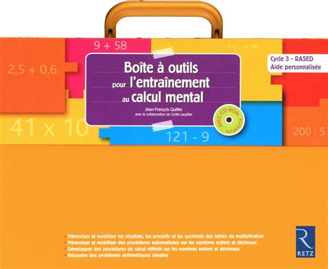 Boîte à outils pour l entraînement au calcul mental Cycle 3 RASED