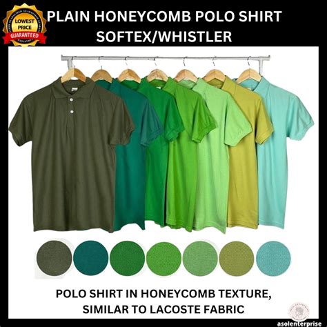 Polo Honeycomb Green Color Unisex Softex Southport Whistler