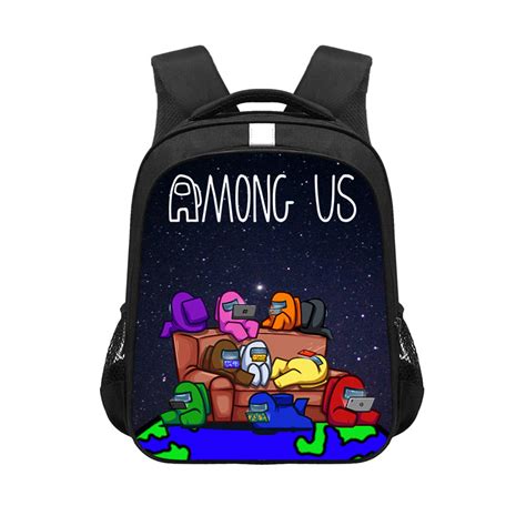 Among Us Elementary School Students Schoolbag Childrens Backpack