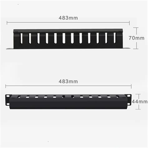 1u Cable Management Horizontal Mount 19 Inch Serve Vicedeal