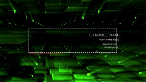 Futuristic Matrix Style Tech Banner Template From Pikwizard