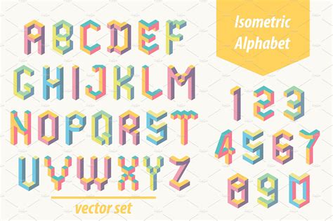 isometric font  geometry masterbundles